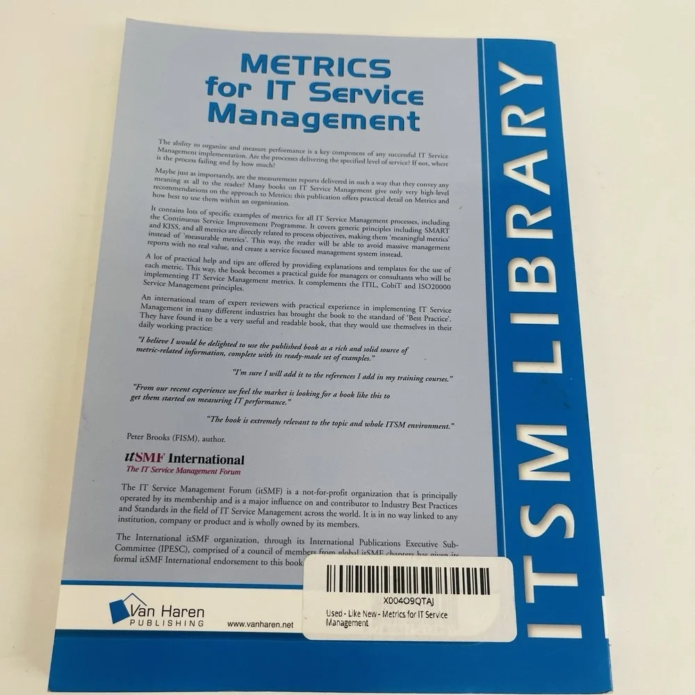Implementing Metrics for IT Service Management : A Measurement Framework That...